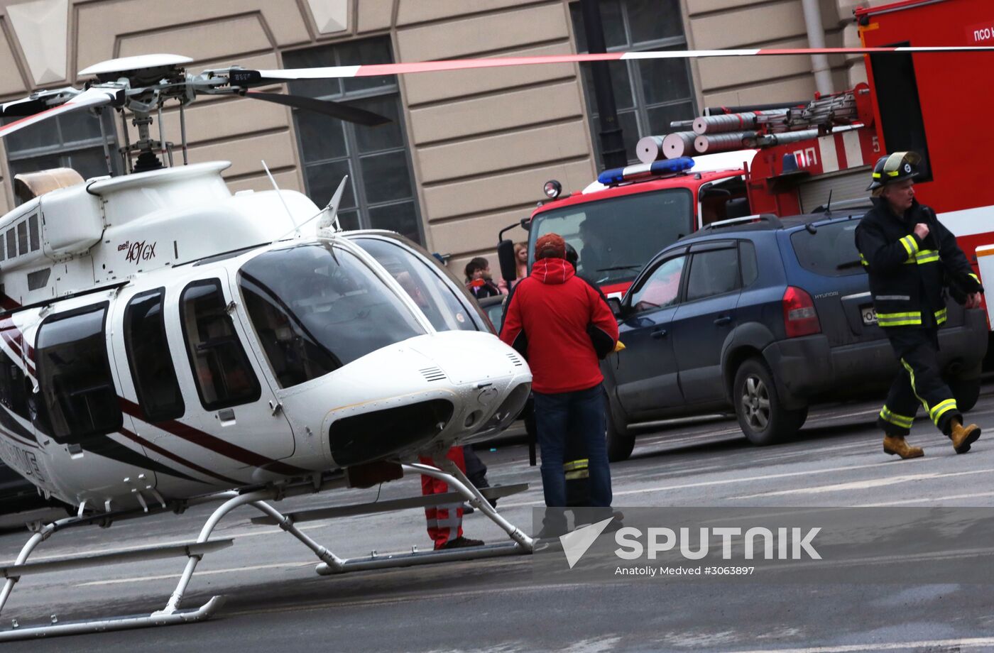 Explosions in St.Petersburg underground