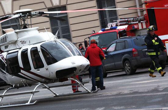 Explosions in St.Petersburg underground