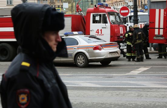 Explosions in St.Petersburg underground