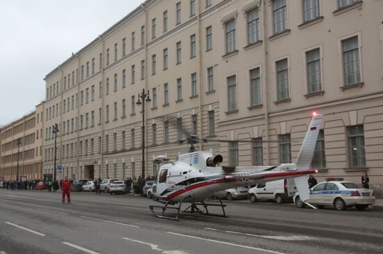 Explosions in St.Petersburg underground