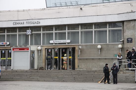 Explosions in St.Petersburg underground
