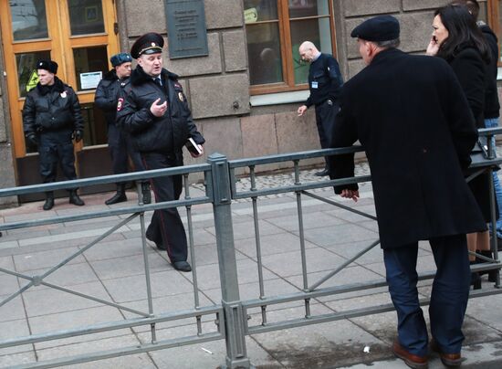 Explosions in St.Petersburg underground
