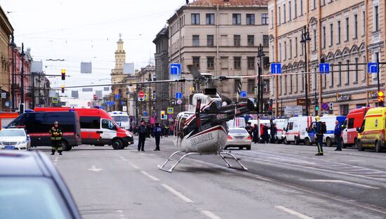 Explosions in St.Petersburg underground
