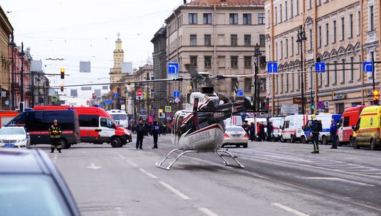 Explosions in St.Petersburg underground