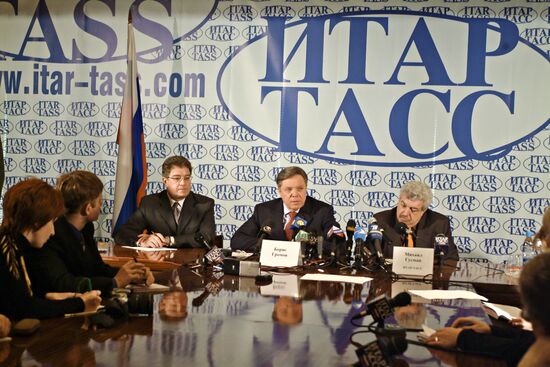 Governor Gromov's news conference