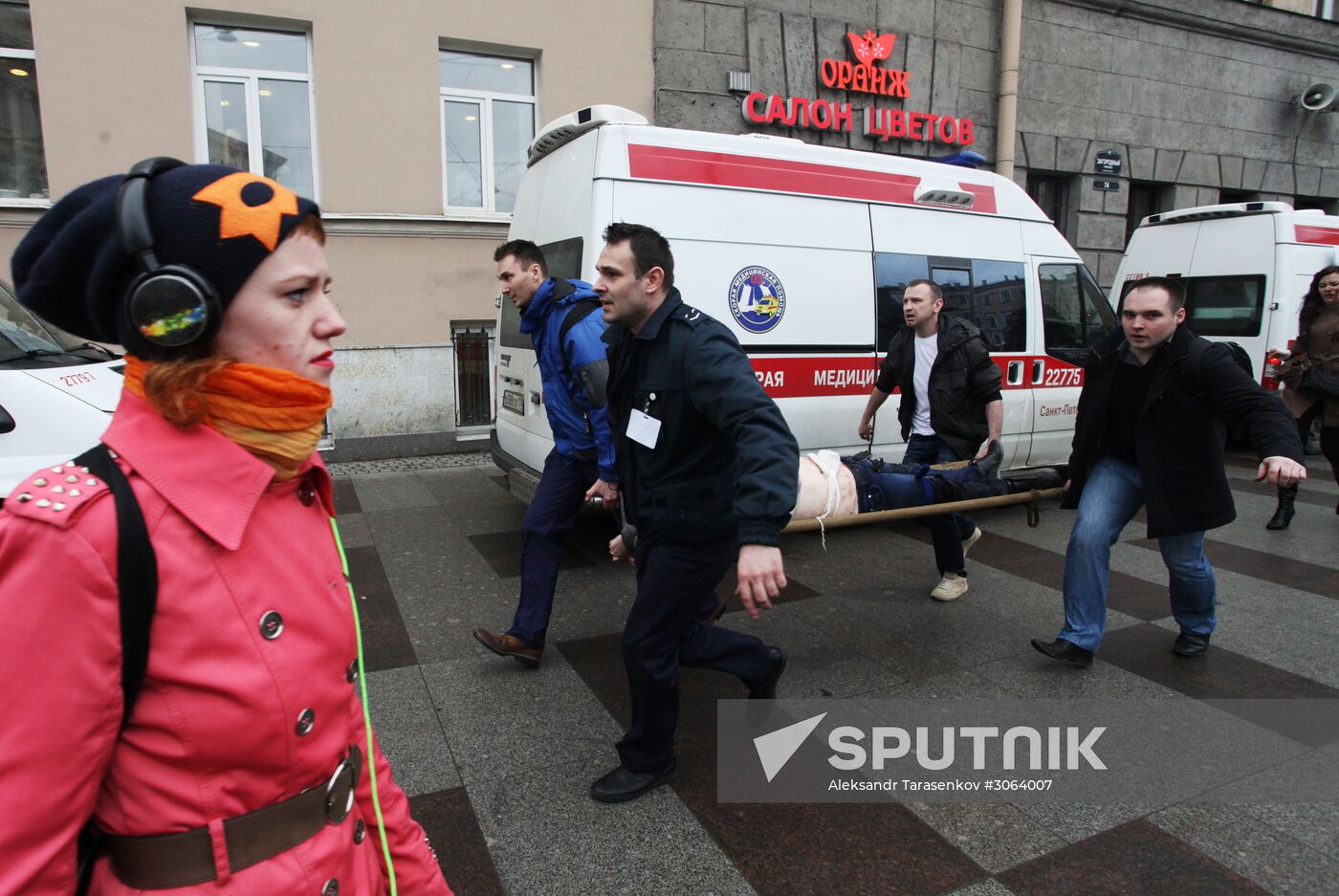 Explosions in St.Petersburg underground