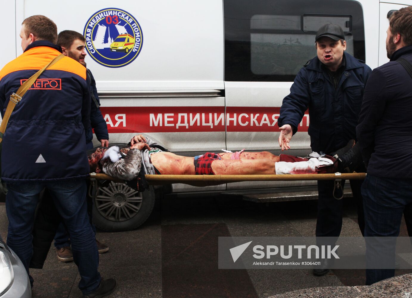 Explosions in St.Petersburg underground