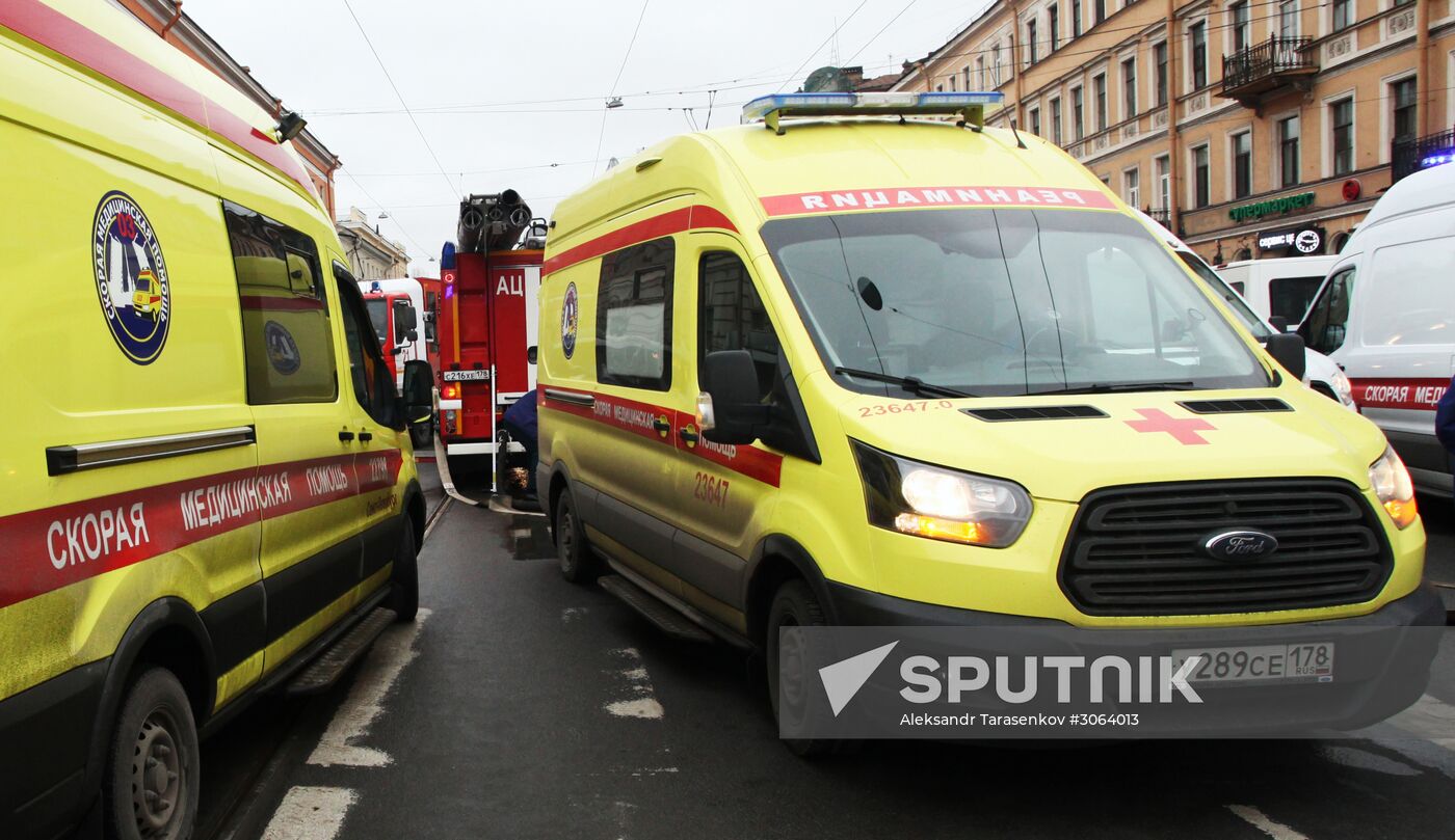 Explosions in St.Petersburg underground