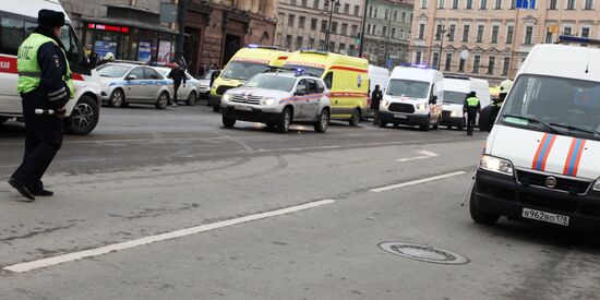Explosions in St.Petersburg underground