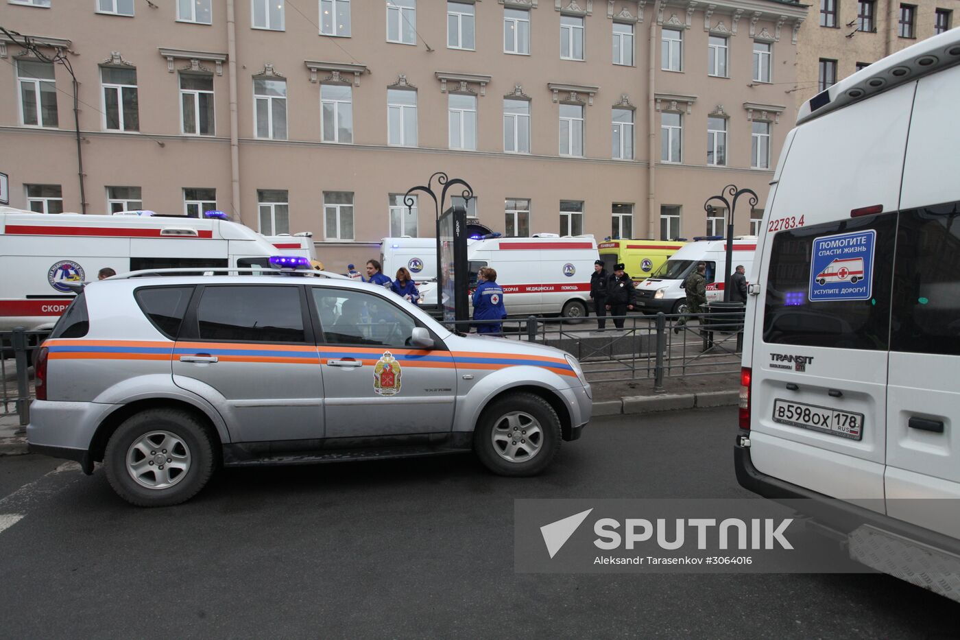 Explosions in St.Petersburg underground