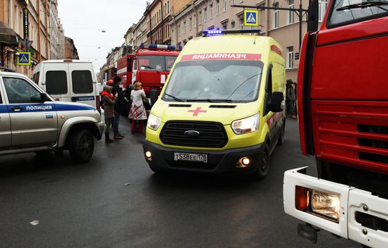 Explosions in St.Petersburg underground