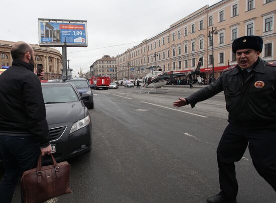 Explosions in St.Petersburg underground