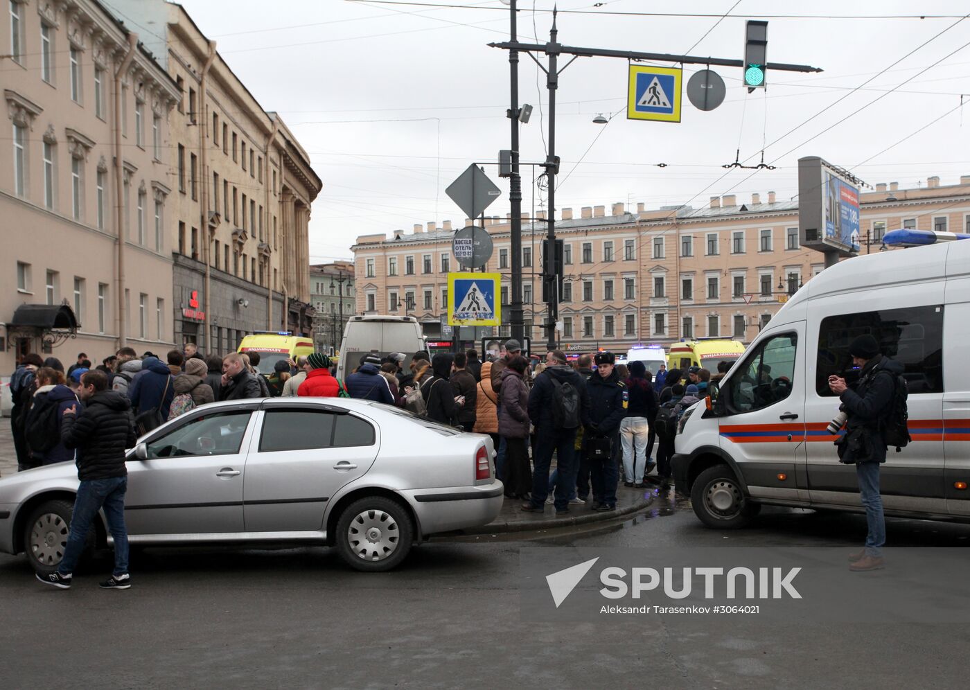 Explosions in St.Petersburg underground