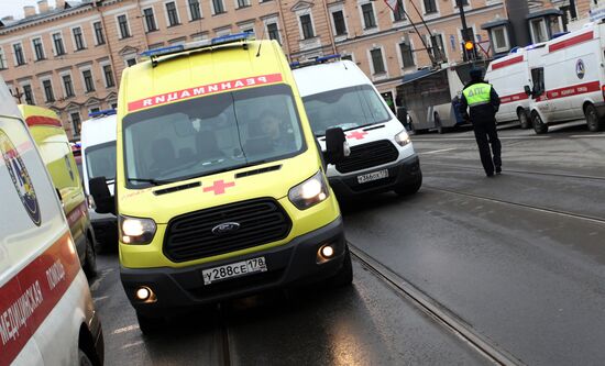 Explosions in St.Petersburg underground