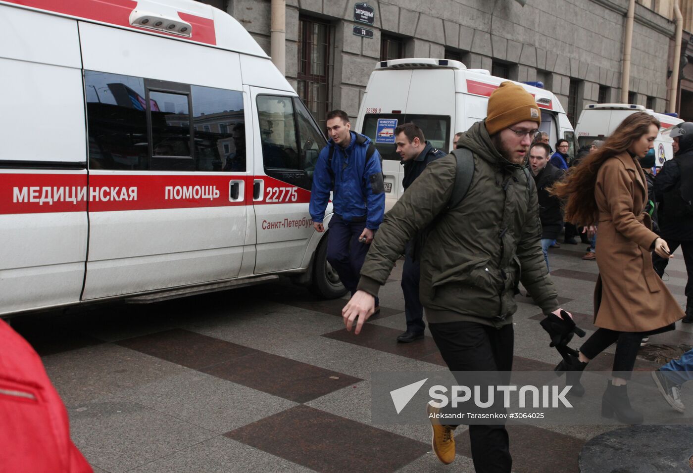 Explosions in St.Petersburg underground