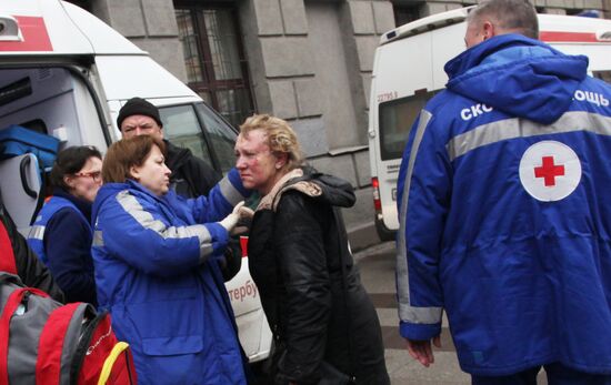 Explosions in St.Petersburg underground