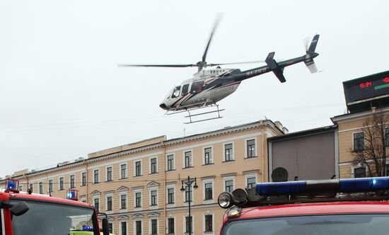 Explosions in St.Petersburg underground