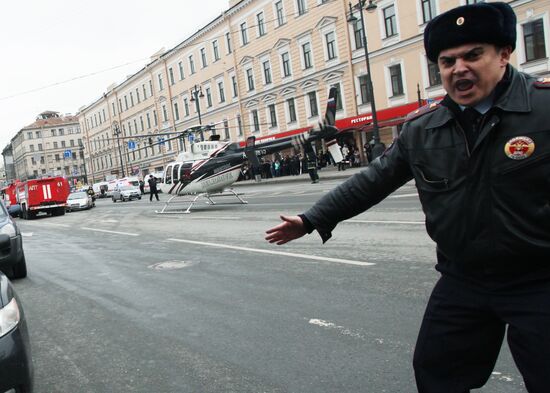 Explosions in St.Petersburg underground