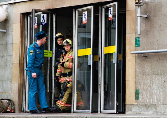 Explosions in St.Petersburg underground