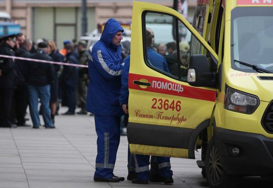 Explosions in St.Petersburg underground