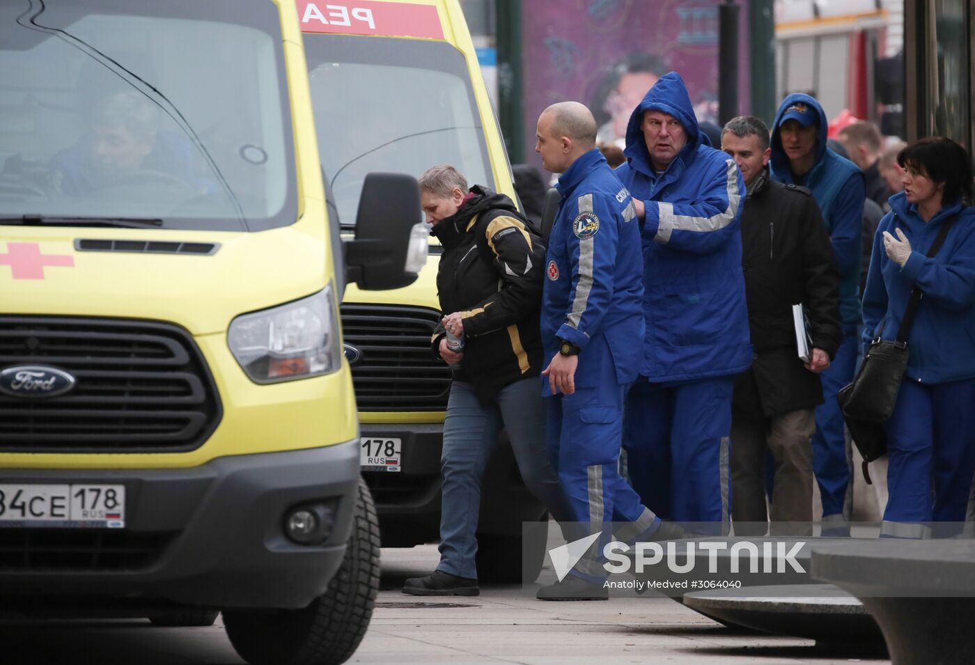 Explosions in St.Petersburg underground