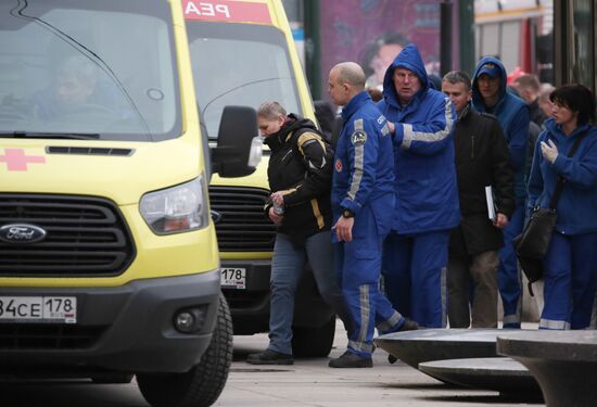Explosions in St.Petersburg underground