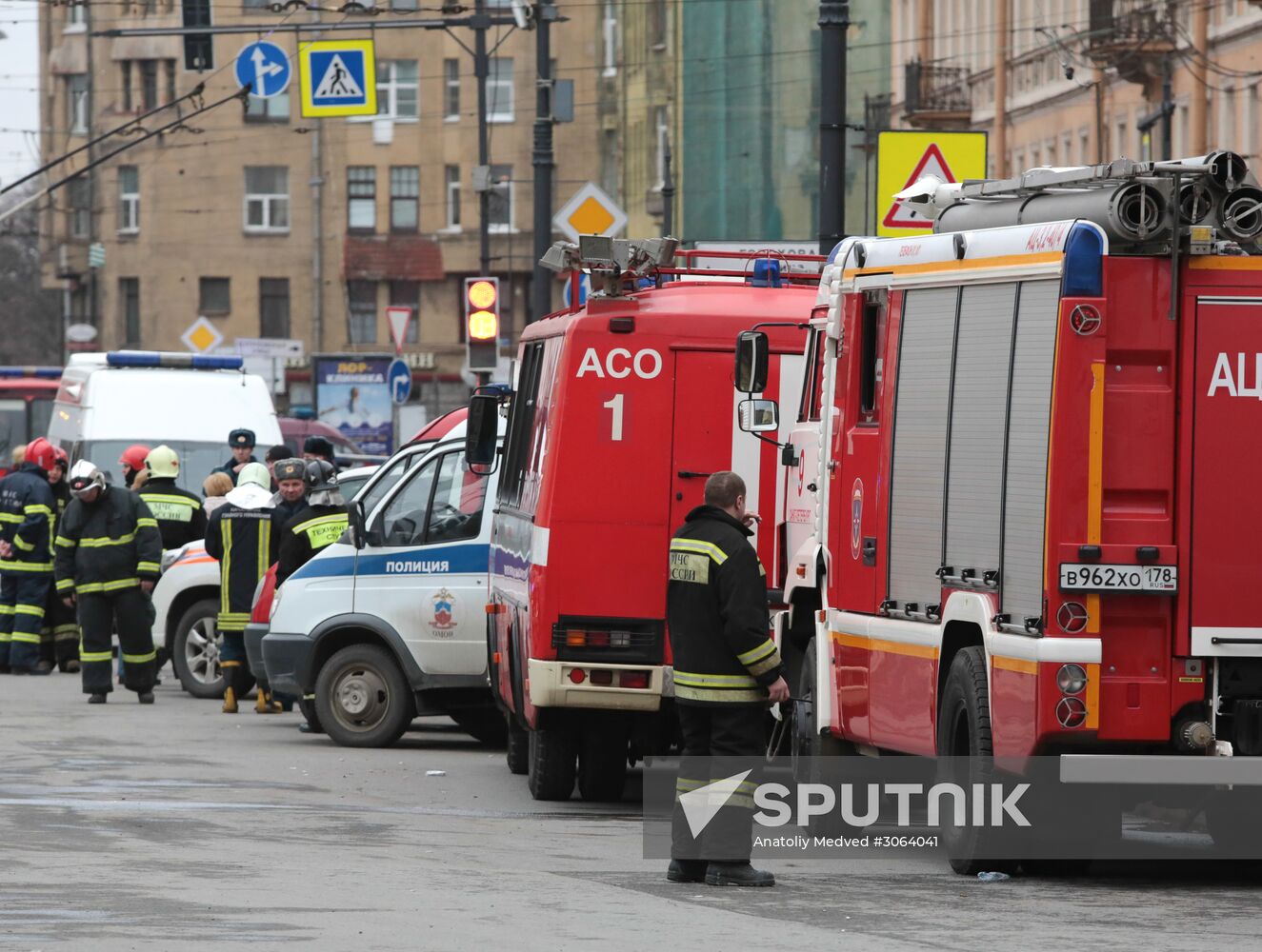 Explosions in St.Petersburg underground