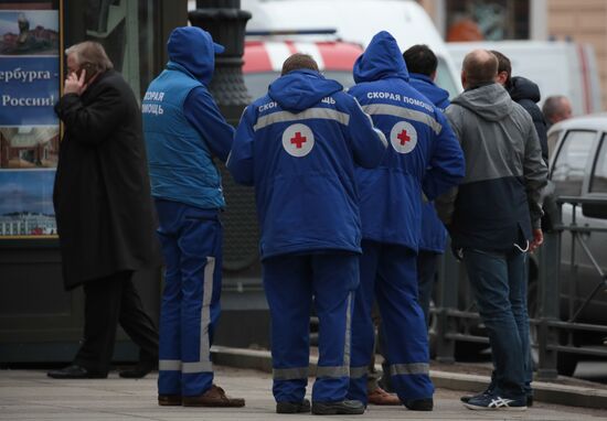 Explosions in St.Petersburg underground