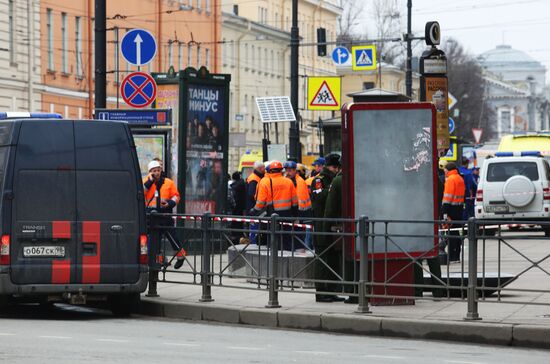 St.Petersburg metro explosion