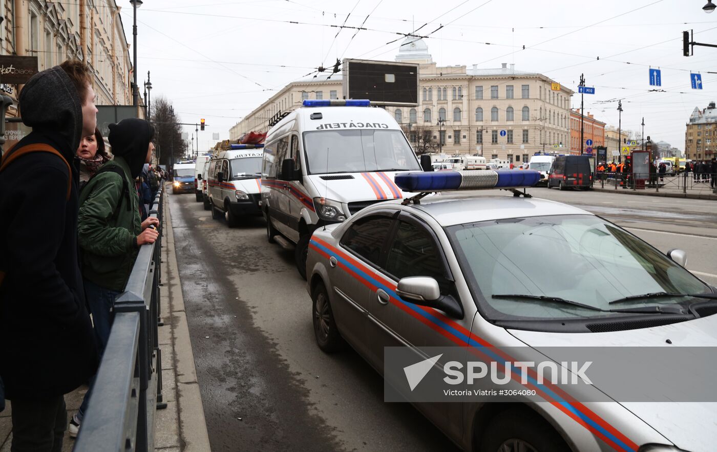 St.Petersburg metro explosion