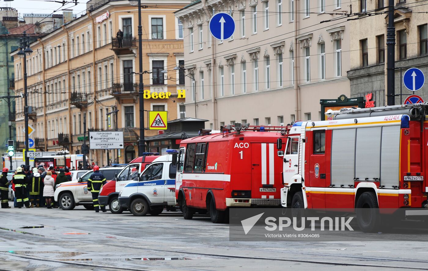St.Petersburg metro explosion