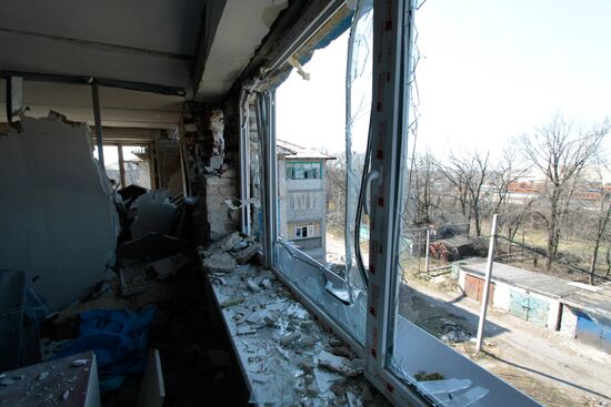 Living in frontline township Dontesk-Severny in Donbass