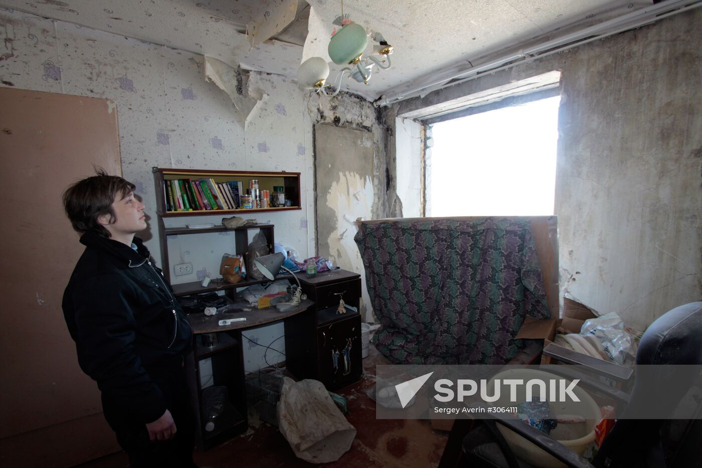 Living in frontline township Dontesk-Severny in Donbass