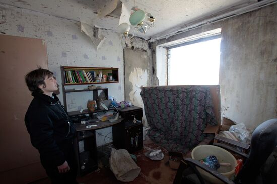 Living in frontline township Dontesk-Severny in Donbass