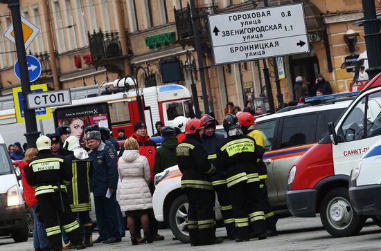St.Petersburg metro explosion