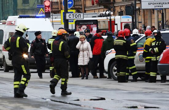 St.Petersburg metro explosion