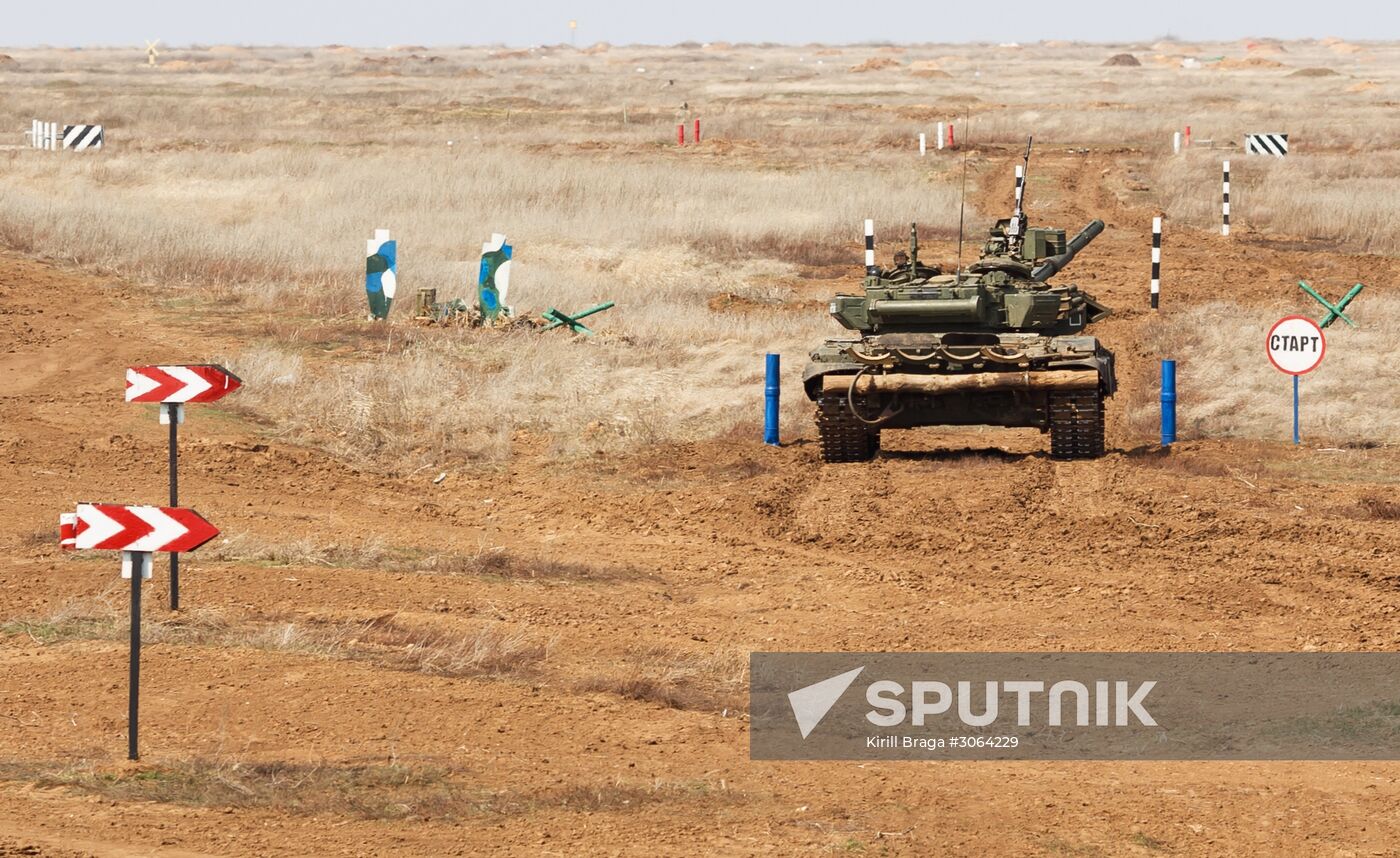 Tank Biathlon and Suvorov Assault competitions kick off in Volgograd Region