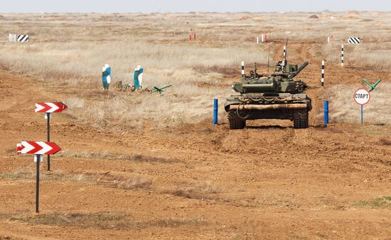 Tank Biathlon and Suvorov Assault competitions kick off in Volgograd Region