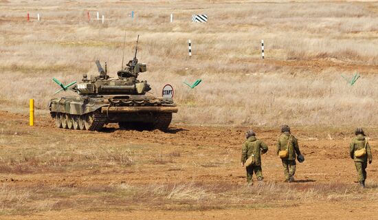 Tank Biathlon and Suvorov Assault competitions kick off in Volgograd Region