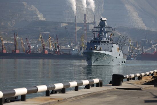 Turkey's naval ships pay visit to Novorossiysk