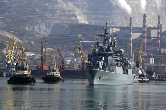 Turkish Navy warships visit Novorossiysk