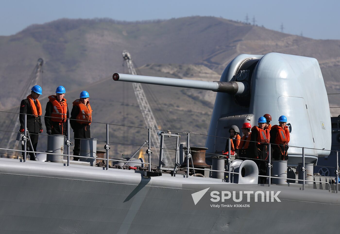 Turkish Navy warships visit Novorossiysk