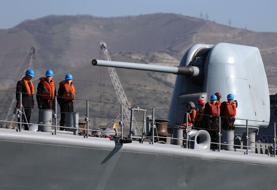 Turkish Navy warships visit Novorossiysk
