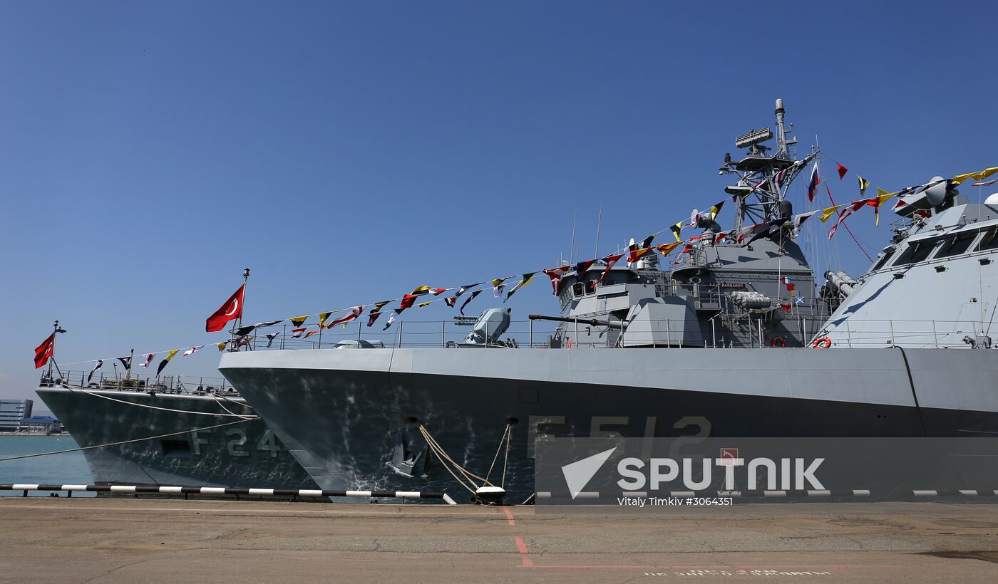 Turkey's naval ships pay visit to Novorossiysk