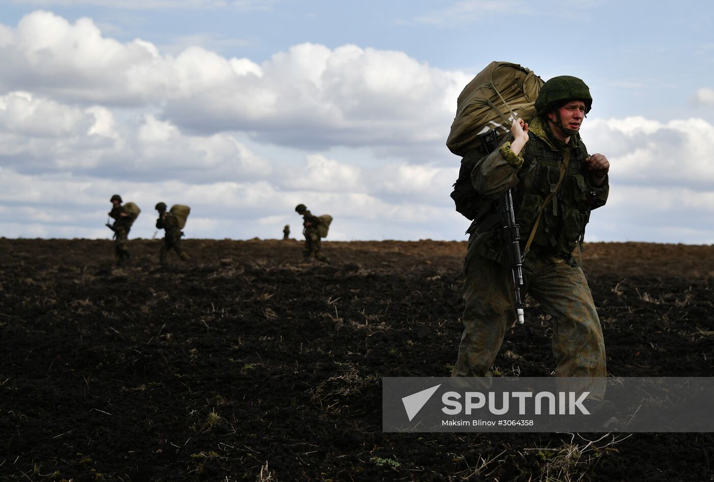 International military exercise of airborne troops in Vitebsk