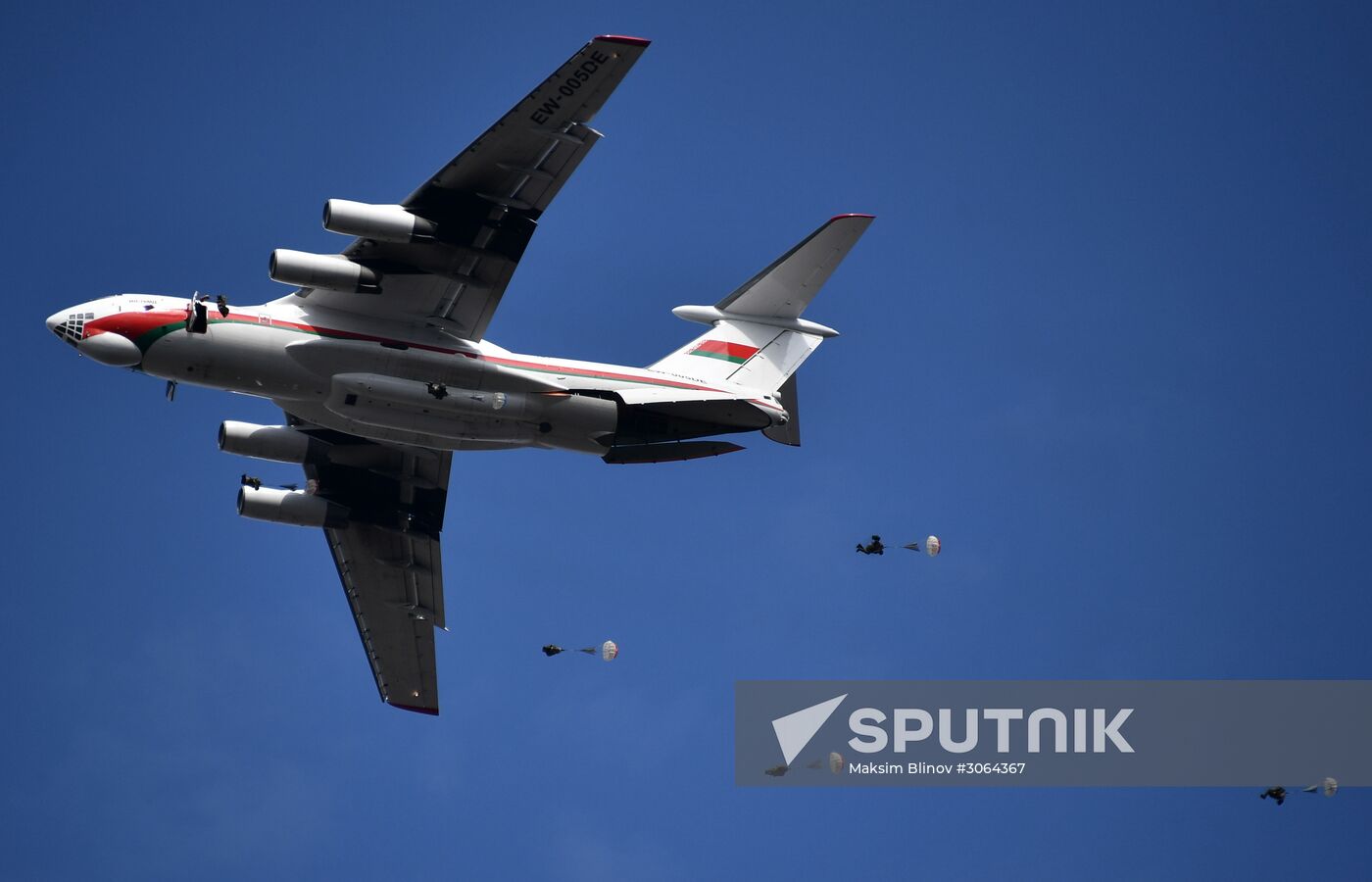 International military exercise of airborne troops in Vitebsk