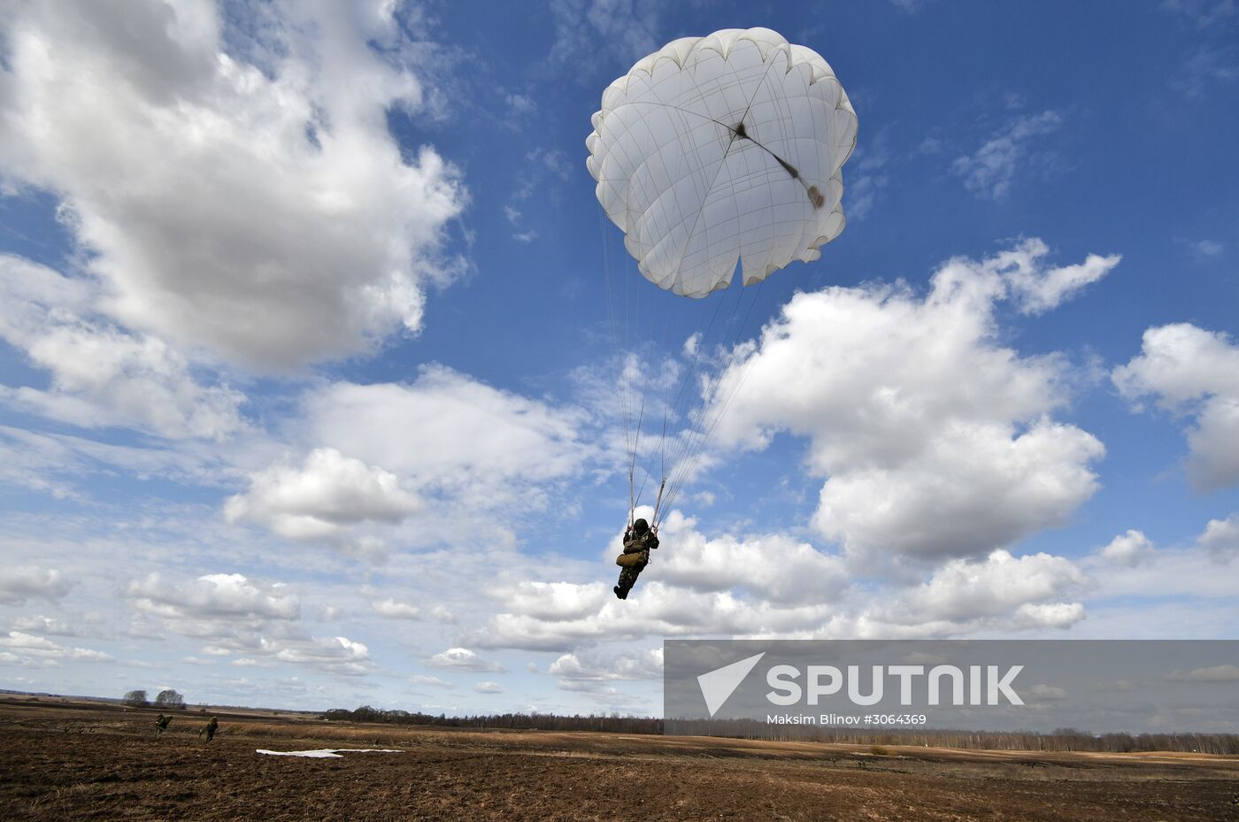 International military exercise of airborne troops in Vitebsk