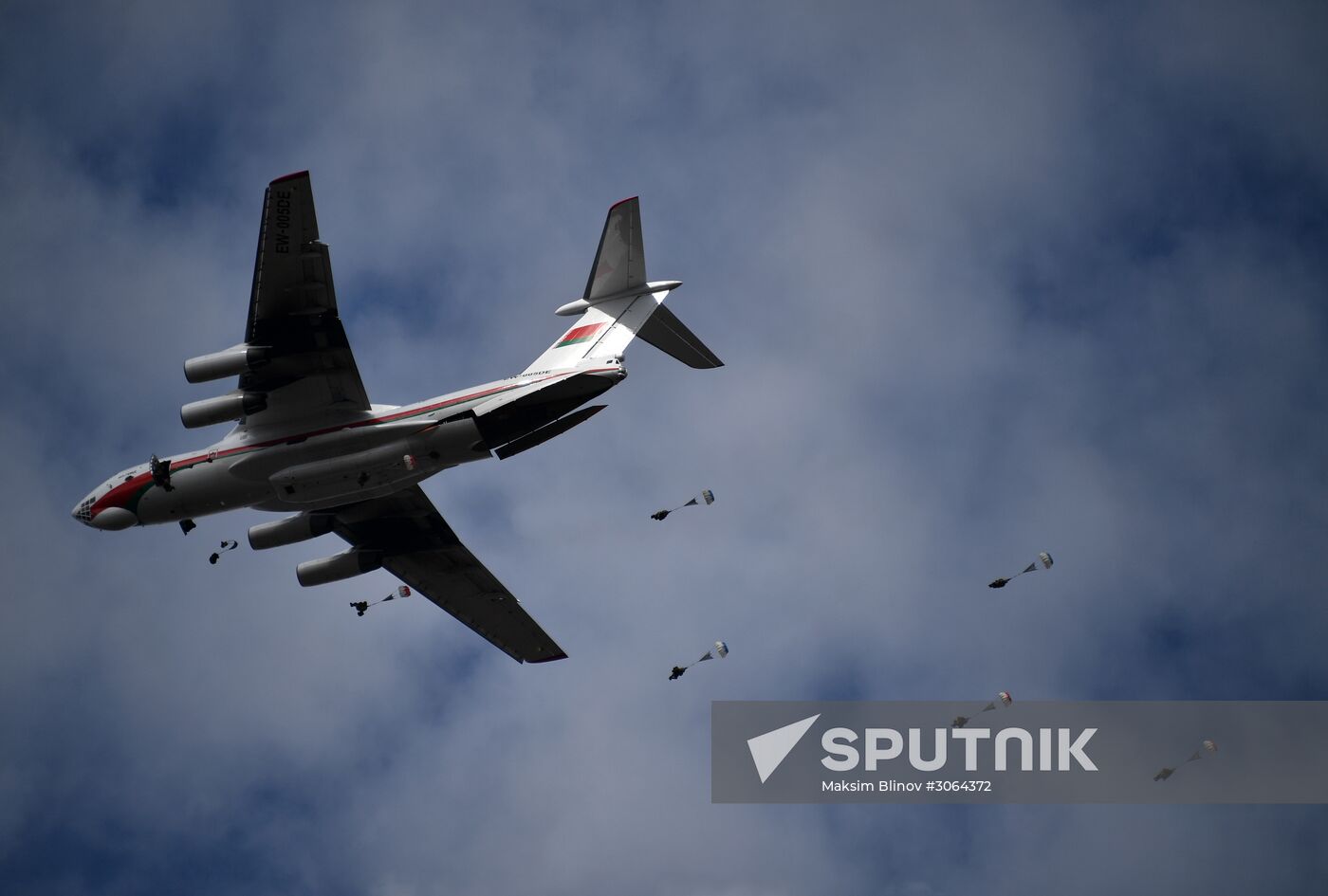 International military exercise of airborne troops in Vitebsk