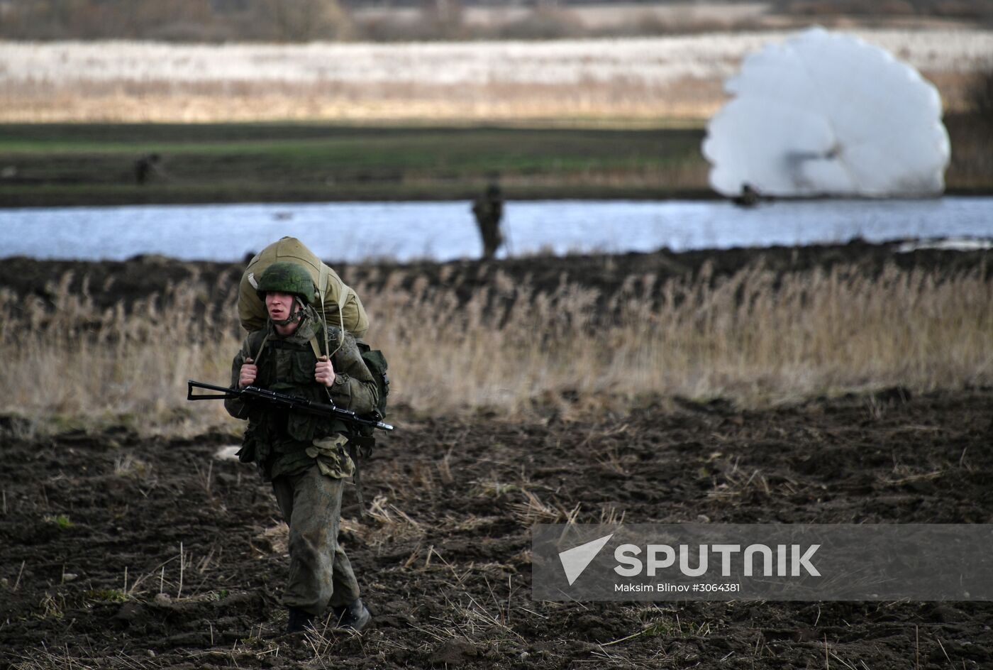 International military exercise of airborne troops in Vitebsk