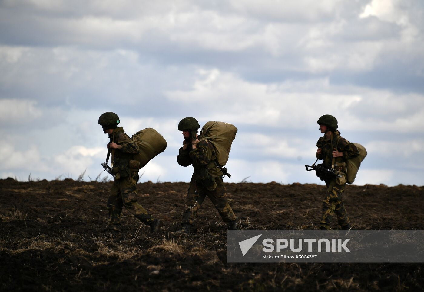 International military exercise of airborne troops in Vitebsk